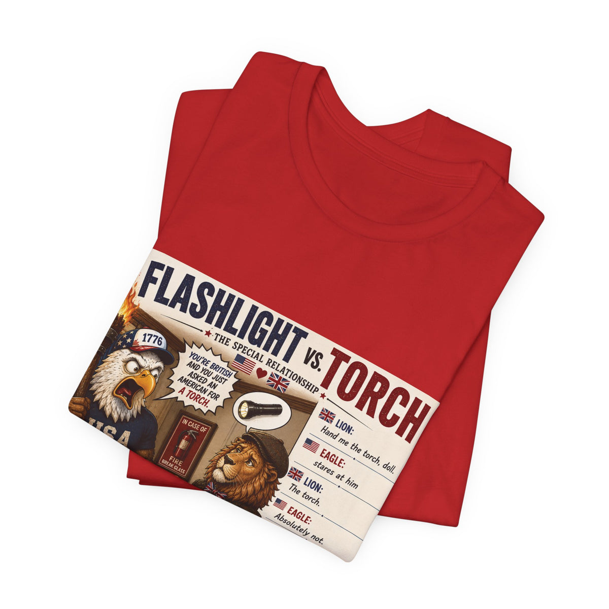 Pants vs. Trousers — British & American Banter Eagle & Lion Tee