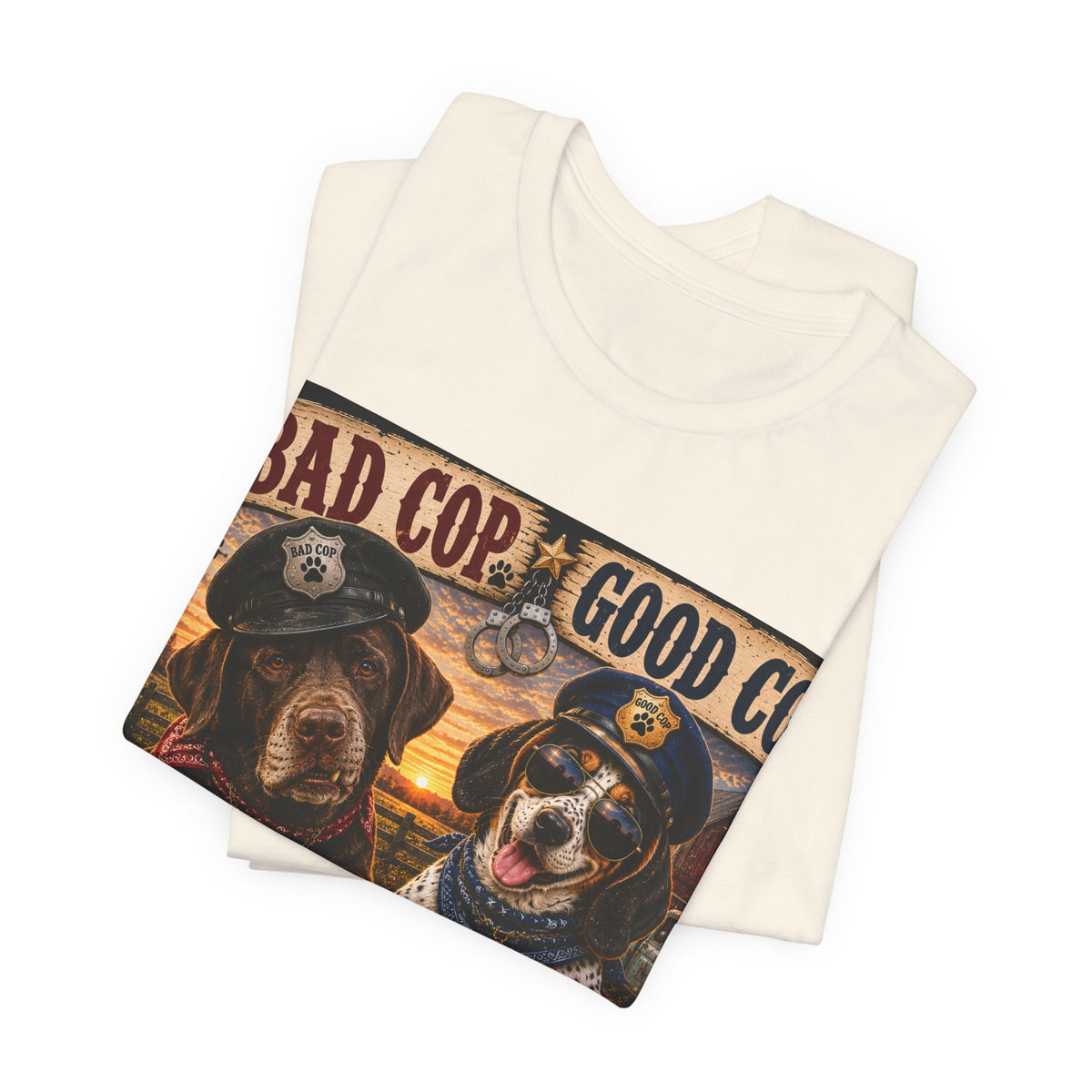 Bad Cop, Good Cop — Gunner & Lucy Tee 🐾