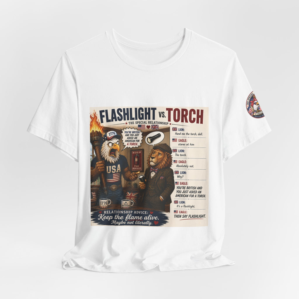 Pants vs. Trousers — British & American Banter Eagle & Lion Tee